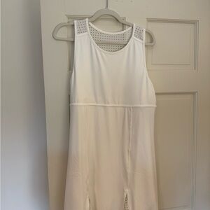 NEW White Cane Sleeveless Tennis Dress with Mesh Detail XXL